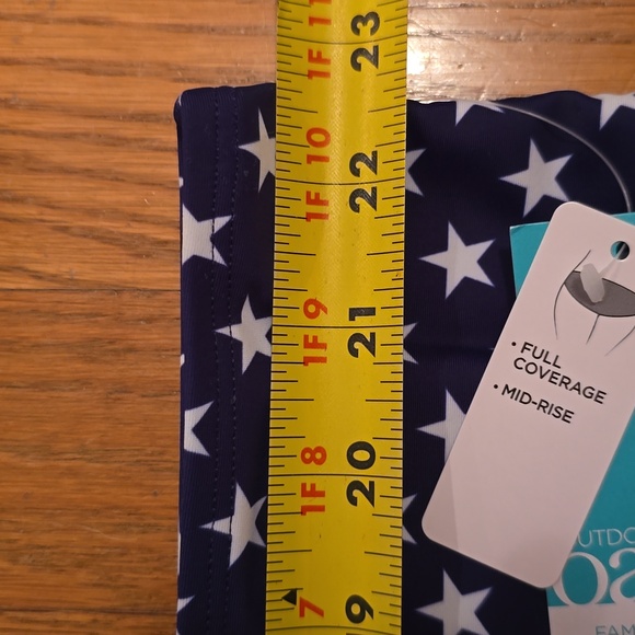 OASIS BRAND WOMEN'S PLUS SIZE BLUE & WHITE STARS SWIM SUIT BOTTOM SIZE 3X - Picture 9 of 14